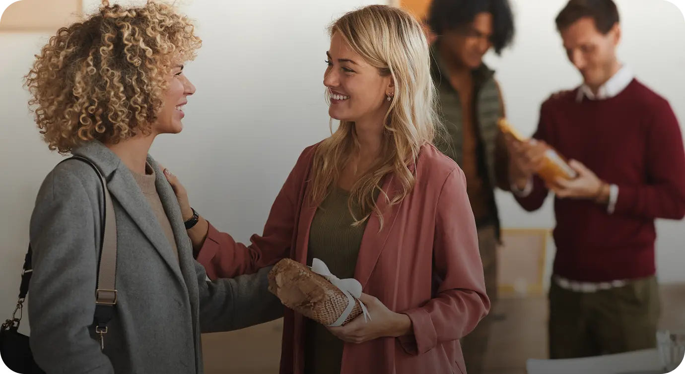 Guests arriving and improved air quality